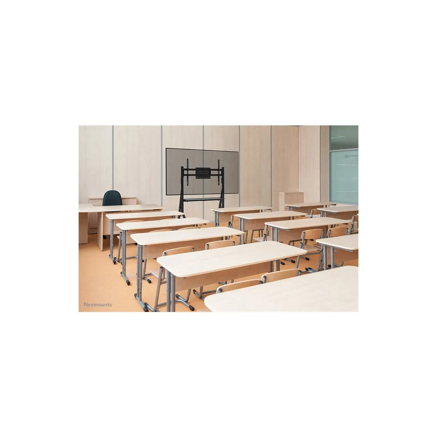 Neomounts MOVE GO MOBILE FLOOR STAND (FAST INSTALL, HEIGHT ADJUSTABLE)