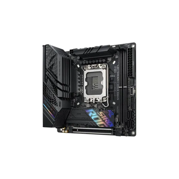 Asus | ROG STRIX B760-I GAMING WIFI | Processor family Intel | Processor socket LGA1700 | DDR5 SDRAM | Supported hard disk drive
