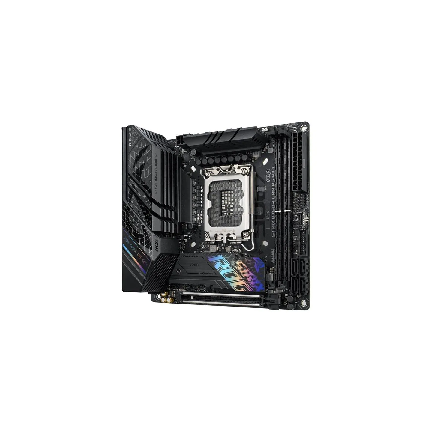 Asus | ROG STRIX B760-I GAMING WIFI | Processor family Intel | Processor socket LGA1700 | DDR5 SDRAM | Supported hard disk drive
