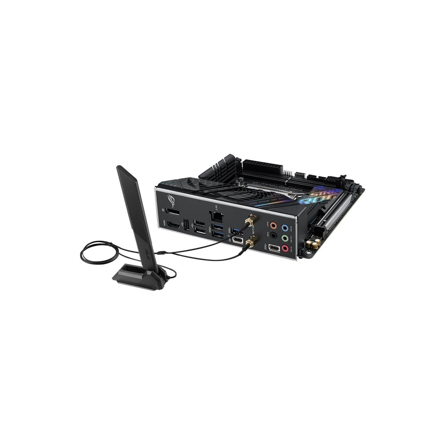 Asus | ROG STRIX B760-I GAMING WIFI | Processor family Intel | Processor socket LGA1700 | DDR5 SDRAM | Supported hard disk drive