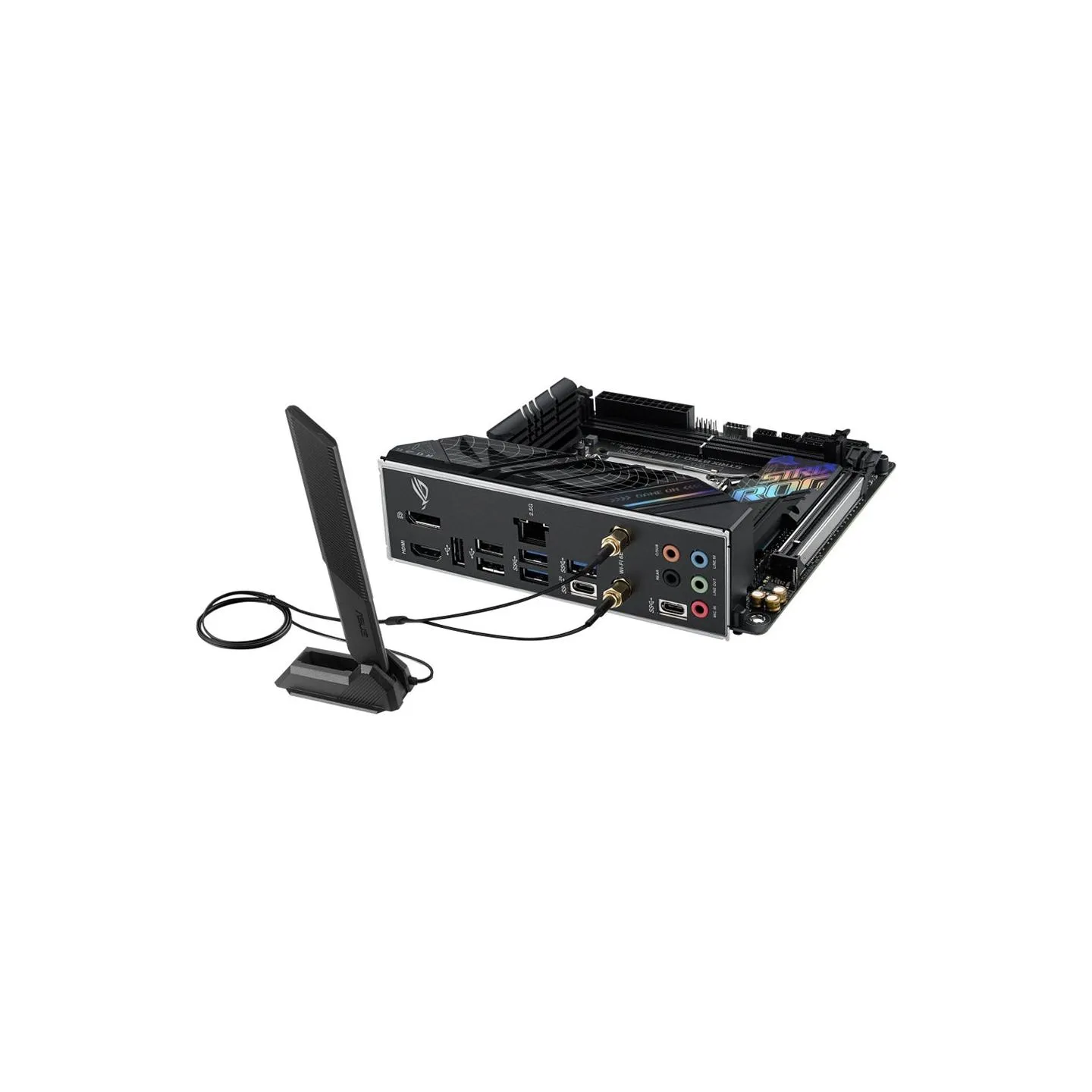 Asus | ROG STRIX B760-I GAMING WIFI | Processor family Intel | Processor socket LGA1700 | DDR5 SDRAM | Supported hard disk drive