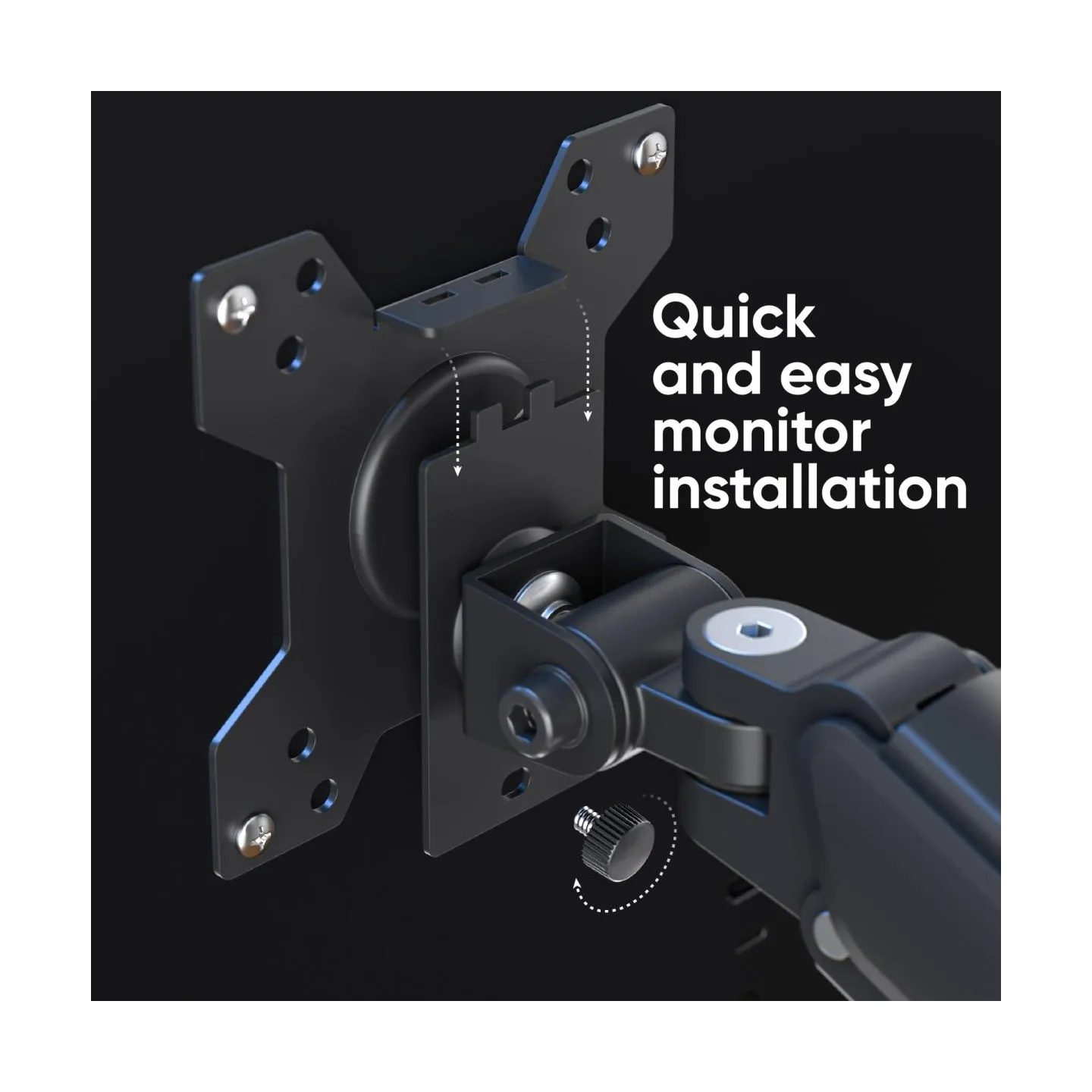 Onkron MONITOR ACC DESK MOUNT/13-32" BLACK G45-B ONKRON