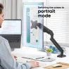 Onkron MONITOR ACC DESK MOUNT/13-32" BLACK G45-B ONKRON