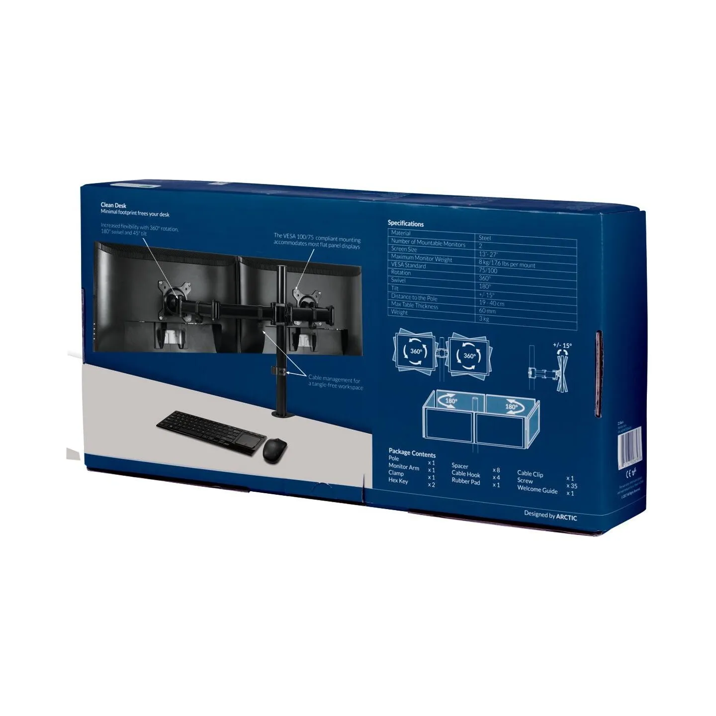 Arctic MONITOR ACC ARM Z2 BASIC/DUAL AEMNT00040A ARCTIC