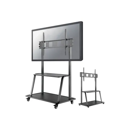 Neomounts NEWSTAR MOBILE FLAT SCREEN FLOOR STAND (STAND+TROLLEY) (HEIGHT: 137-162 CM) BOX 1/2 60-105" BLACK