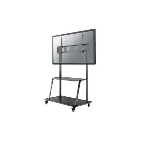 Neomounts NEWSTAR MOBILE FLAT SCREEN FLOOR STAND (STAND+TROLLEY) (HEIGHT: 137-162 CM) BOX 1/2 60-105" BLACK