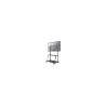 Neomounts NEWSTAR MOBILE FLAT SCREEN FLOOR STAND (STAND+TROLLEY) (HEIGHT: 137-162 CM) BOX 1/2 60-105" BLACK