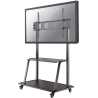 Neomounts NEWSTAR MOBILE FLAT SCREEN FLOOR STAND (STAND+TROLLEY) (HEIGHT: 137-162 CM) BOX 1/2 60-105" BLACK