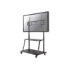 Neomounts NEWSTAR MOBILE FLAT SCREEN FLOOR STAND (STAND+TROLLEY) (HEIGHT: 137-162 CM) BOX 1/2 60-105" BLACK