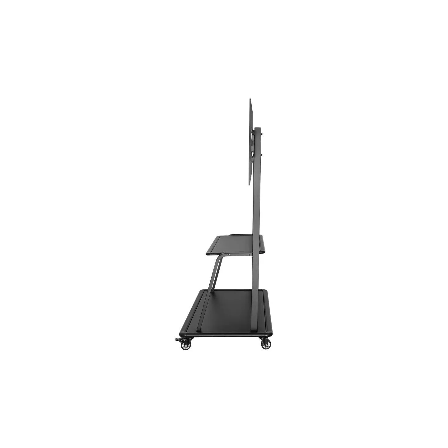 Neomounts NEWSTAR MOBILE FLAT SCREEN FLOOR STAND (STAND+TROLLEY) (HEIGHT: 137-162 CM) BOX 1/2 60-105" BLACK