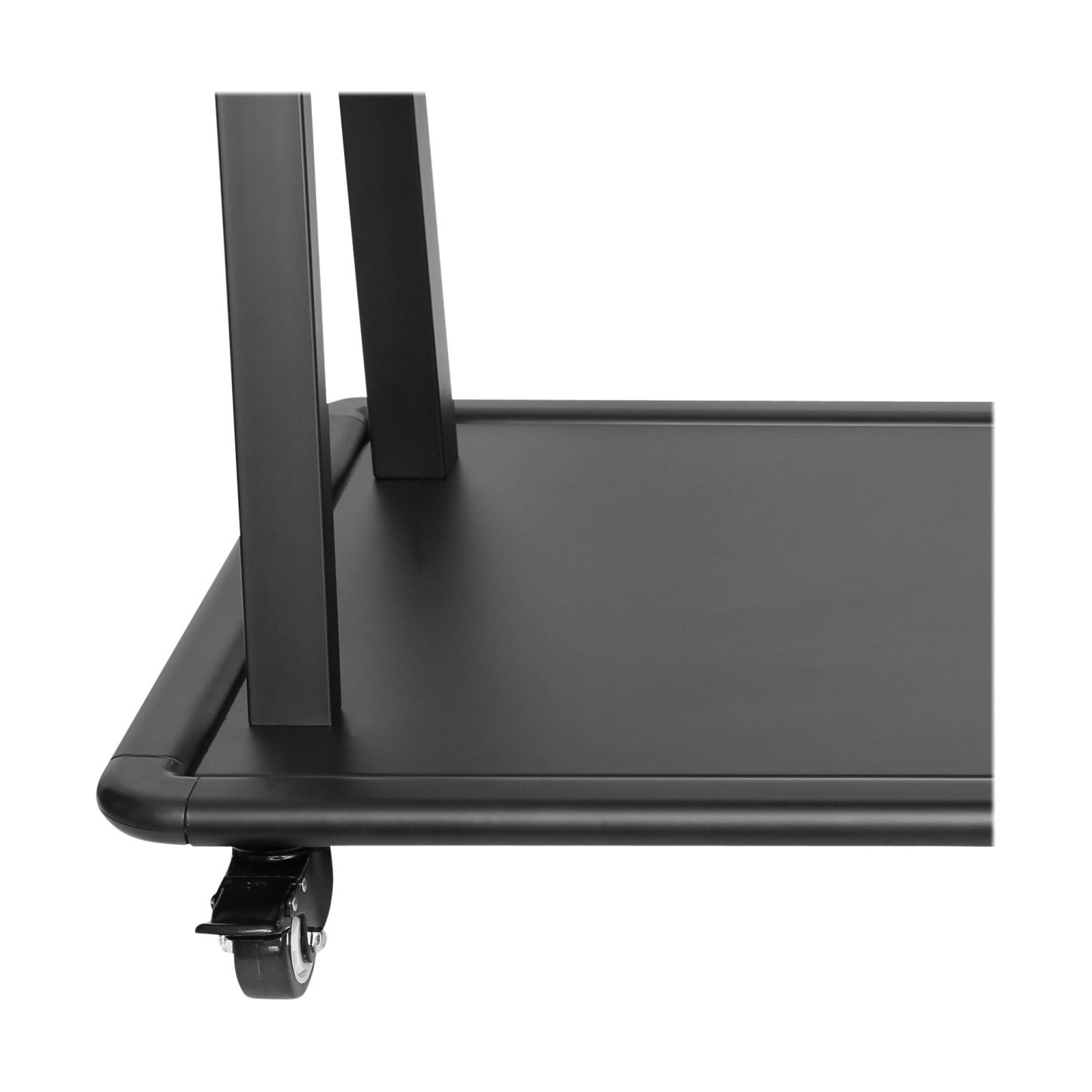 Neomounts NEWSTAR MOBILE FLAT SCREEN FLOOR STAND (STAND+TROLLEY) (HEIGHT: 137-162 CM) BOX 1/2 60-105" BLACK