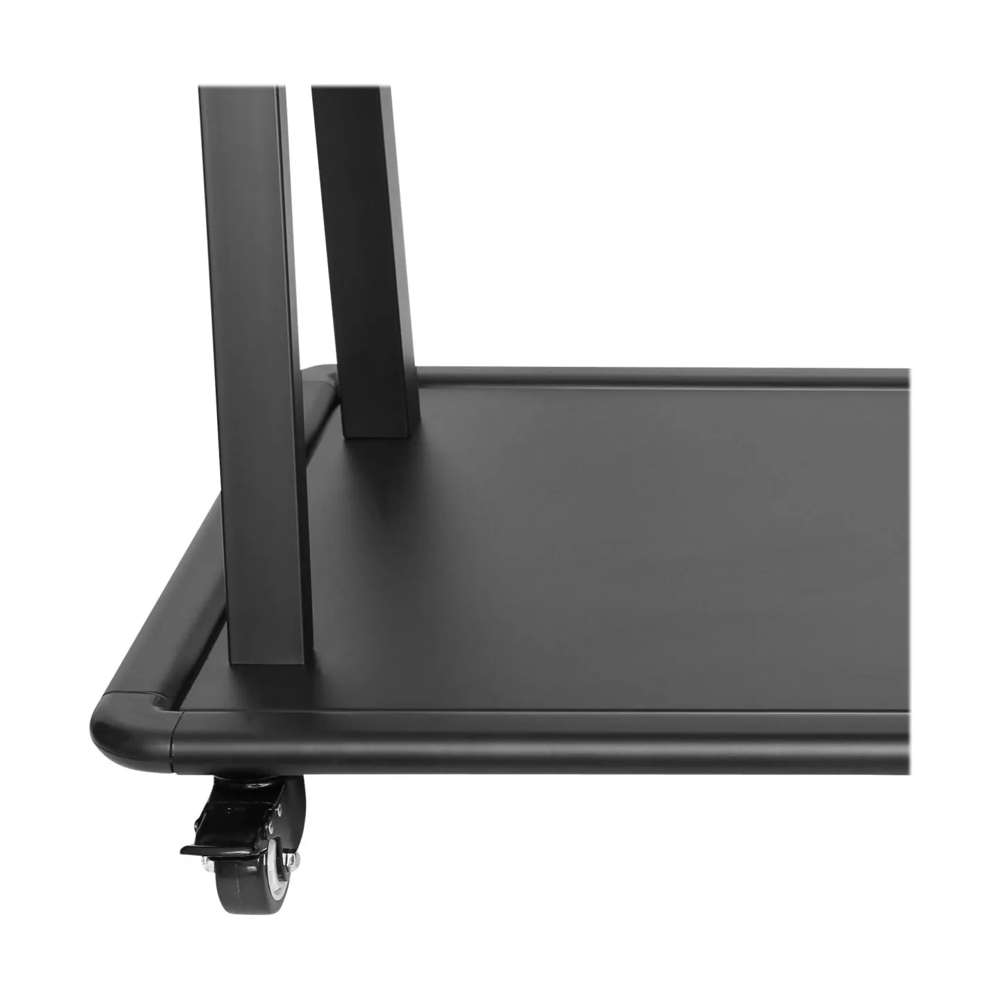 Neomounts NEWSTAR MOBILE FLAT SCREEN FLOOR STAND (STAND+TROLLEY) (HEIGHT: 137-162 CM) BOX 1/2 60-105" BLACK