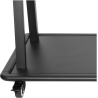 Neomounts NEWSTAR MOBILE FLAT SCREEN FLOOR STAND (STAND+TROLLEY) (HEIGHT: 137-162 CM) BOX 1/2 60-105" BLACK