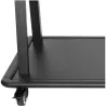 Neomounts NEWSTAR MOBILE FLAT SCREEN FLOOR STAND (STAND+TROLLEY) (HEIGHT: 137-162 CM) BOX 1/2 60-105" BLACK