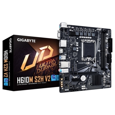 Gigabyte | H610M S2H V2 1.0 | Processor family Intel | Processor socket LGA1700 | DDR5 DIMM | Supported hard disk drive interfac