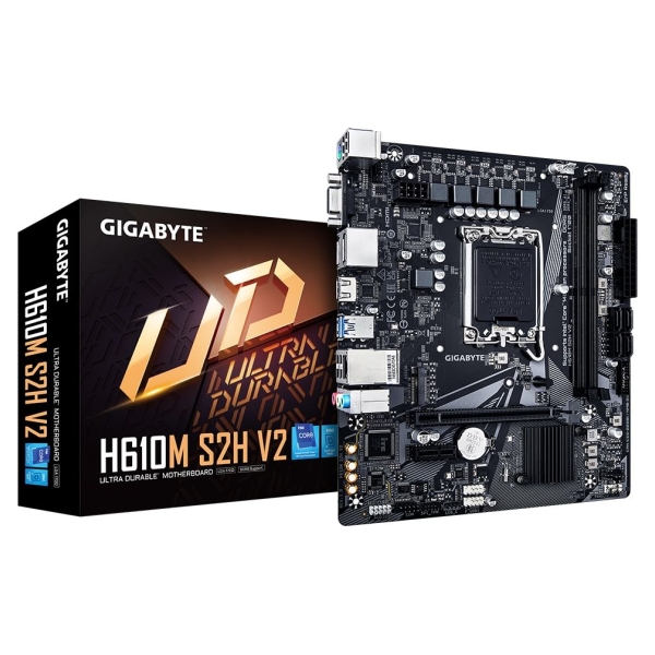 Gigabyte | H610M S2H V2 1.0 | Processor family Intel | Processor socket LGA1700 | DDR5 DIMM | Supported hard disk drive interfac