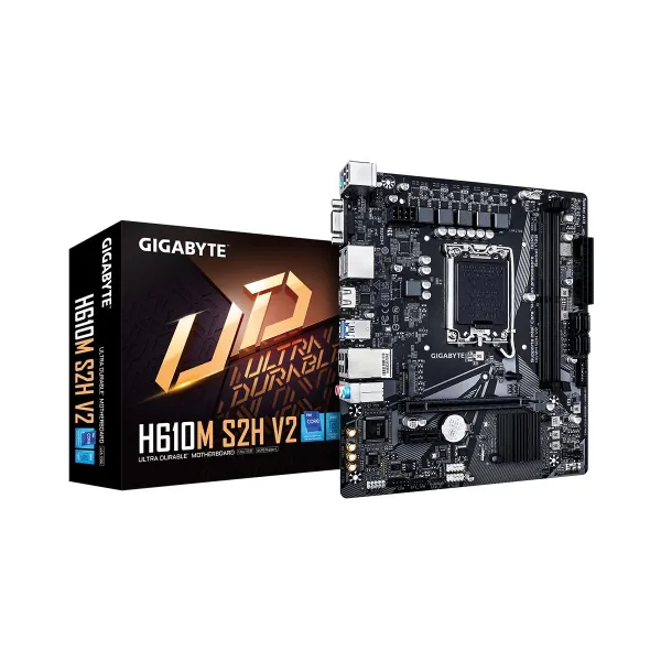 Gigabyte | H610M S2H V2 1.0 | Processor family Intel | Processor socket LGA1700 | DDR5 DIMM | Supported hard disk drive interfac