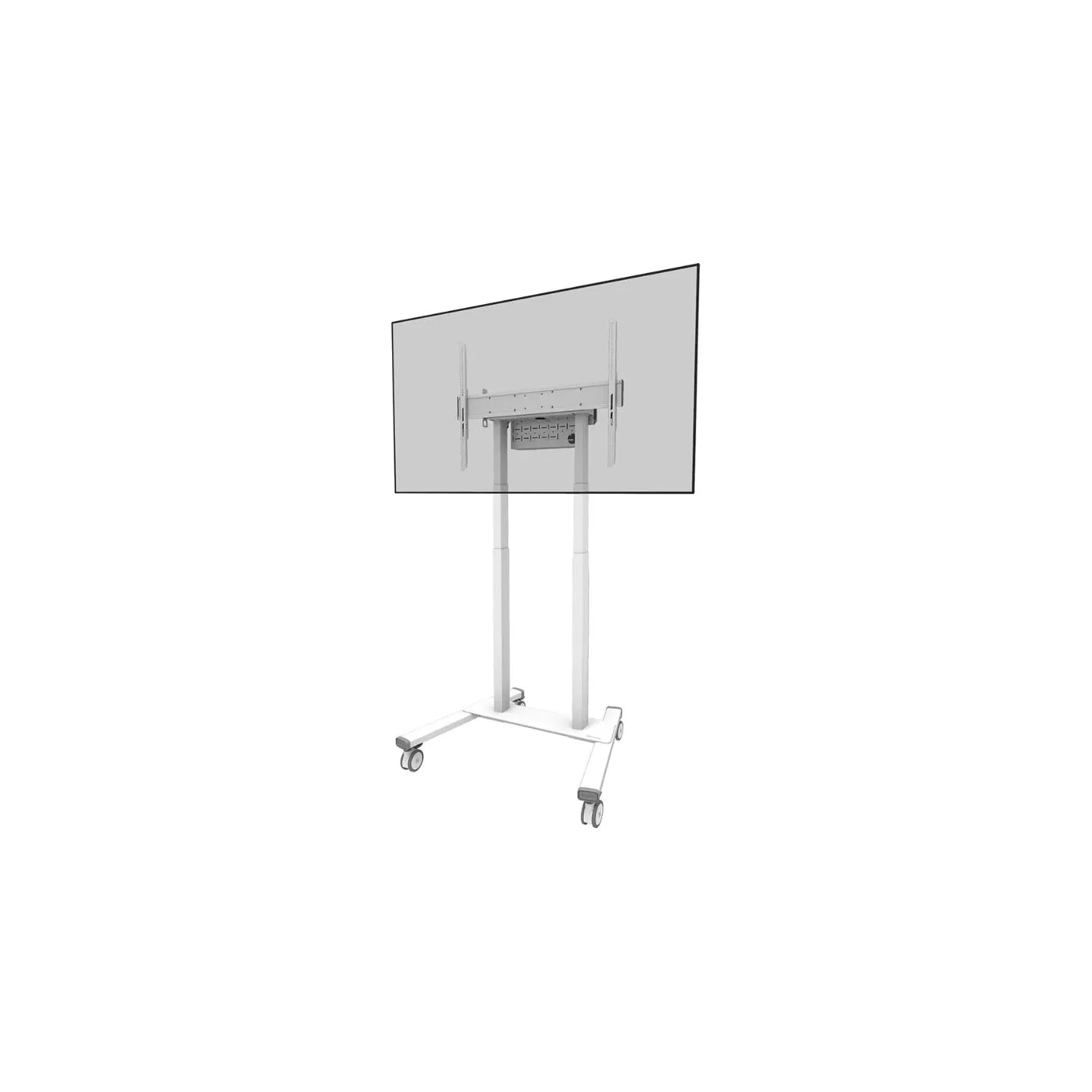 Neomounts Floor stand | FL55-875WH1 TV trolley | Adjustable Height | 55-100 " | Maximum weight (capacity) 110 kg | White