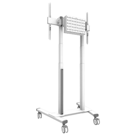 Neomounts Floor stand | FL55-875WH1 TV trolley | Adjustable Height | 55-100 " | Maximum weight (capacity) 110 kg | White