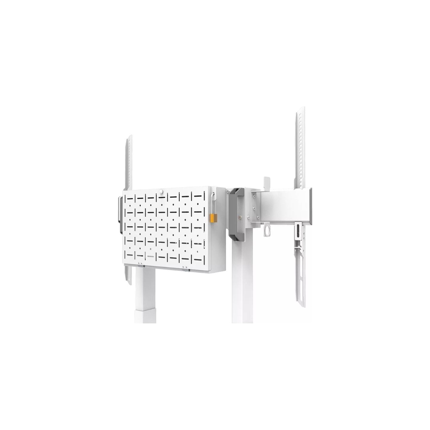 Neomounts Floor stand | FL55-875WH1 TV trolley | Adjustable Height | 55-100 " | Maximum weight (capacity) 110 kg | White