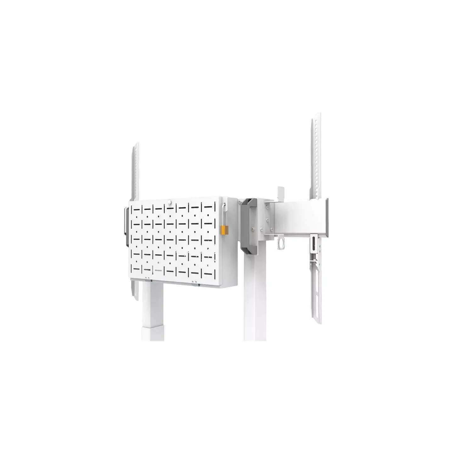 Neomounts Floor stand | FL55-875WH1 TV trolley | Adjustable Height | 55-100 " | Maximum weight (capacity) 110 kg | White