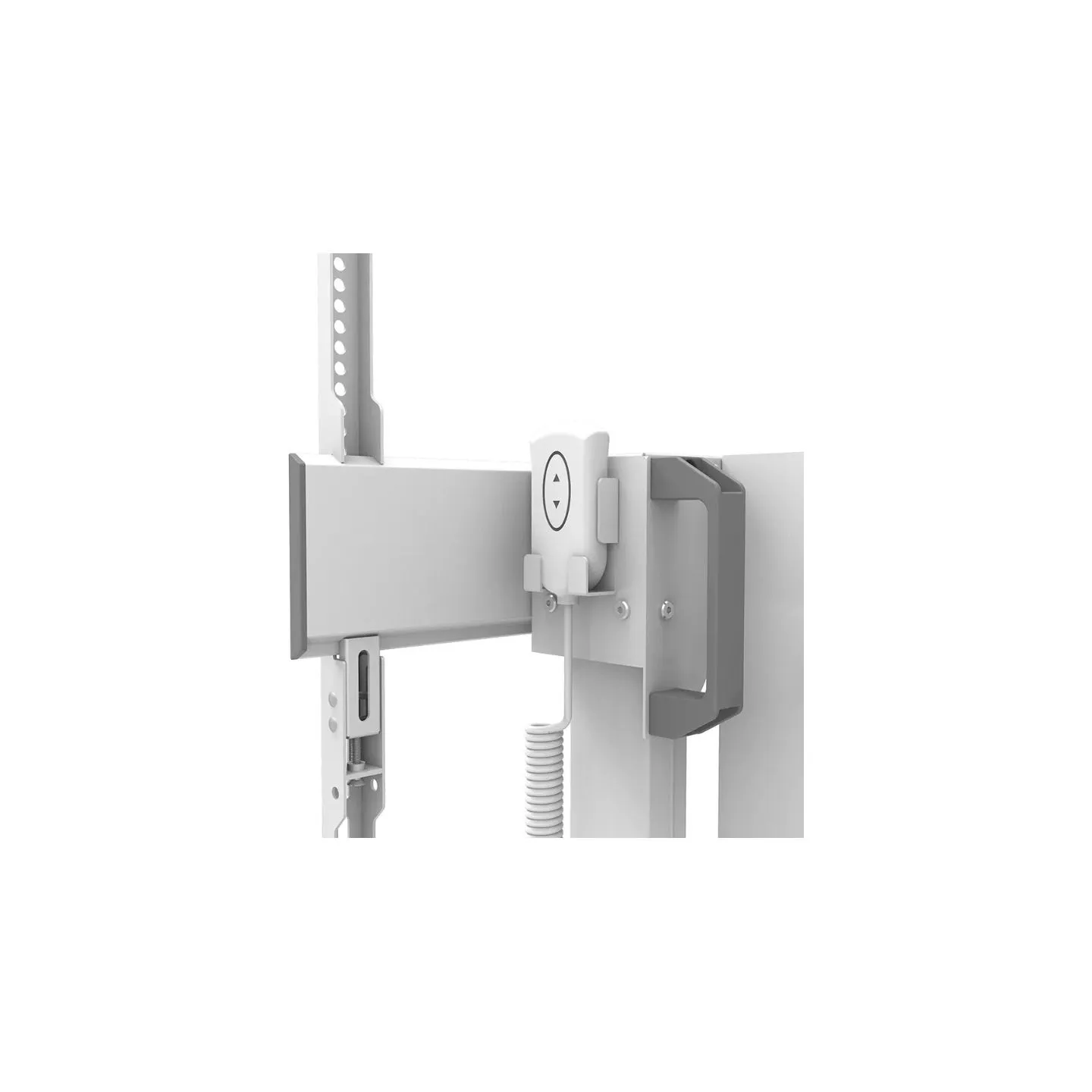 Neomounts Floor stand | FL55-875WH1 TV trolley | Adjustable Height | 55-100 " | Maximum weight (capacity) 110 kg | White