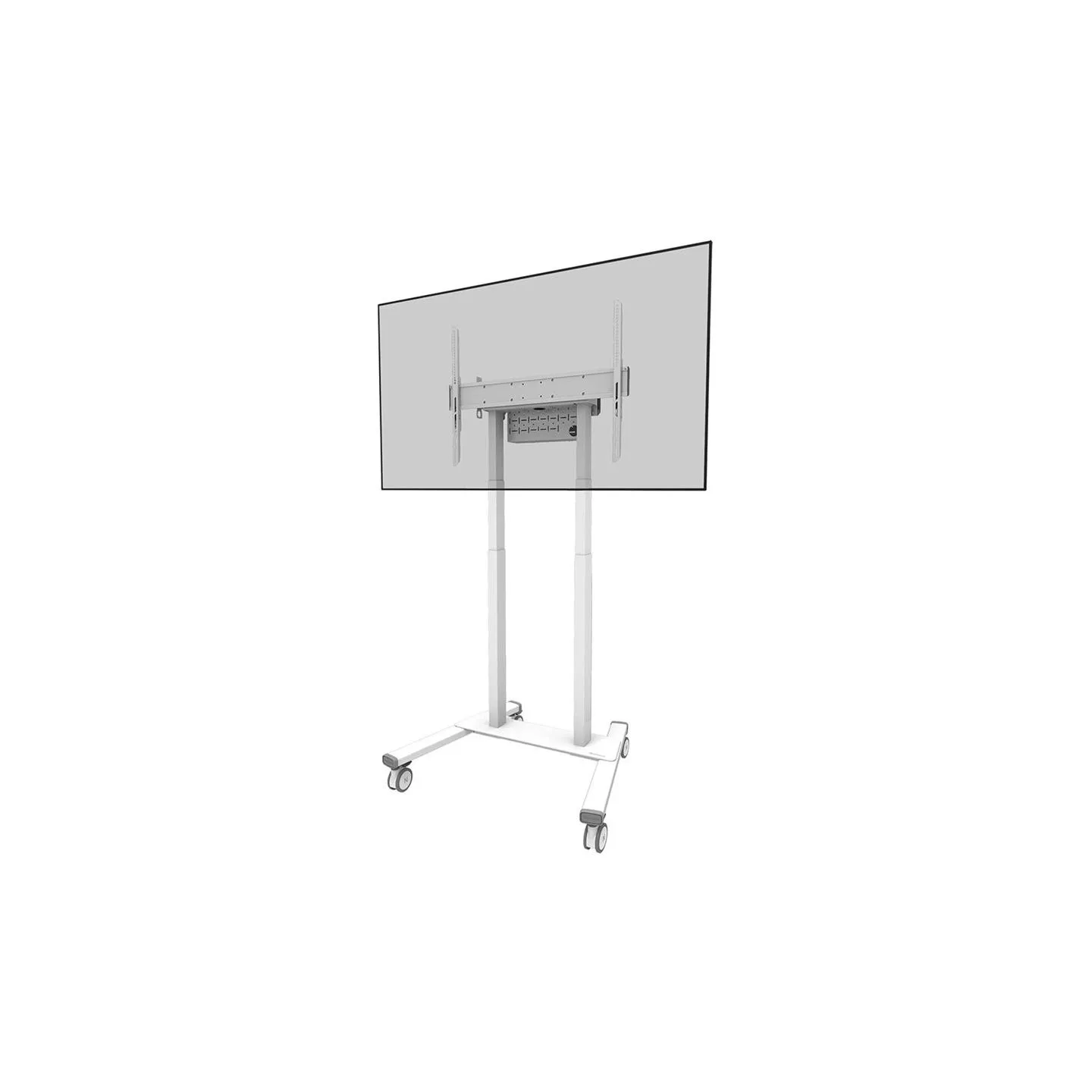 Neomounts Floor stand | FL55-875WH1 TV trolley | Adjustable Height | 55-100 " | Maximum weight (capacity) 110 kg | White
