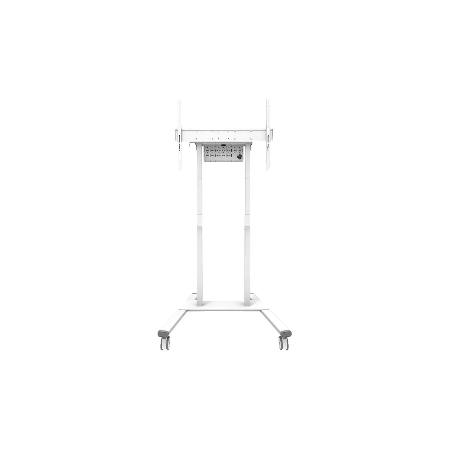 Neomounts Floor stand | FL55-875WH1 TV trolley | Adjustable Height | 55-100 " | Maximum weight (capacity) 110 kg | White