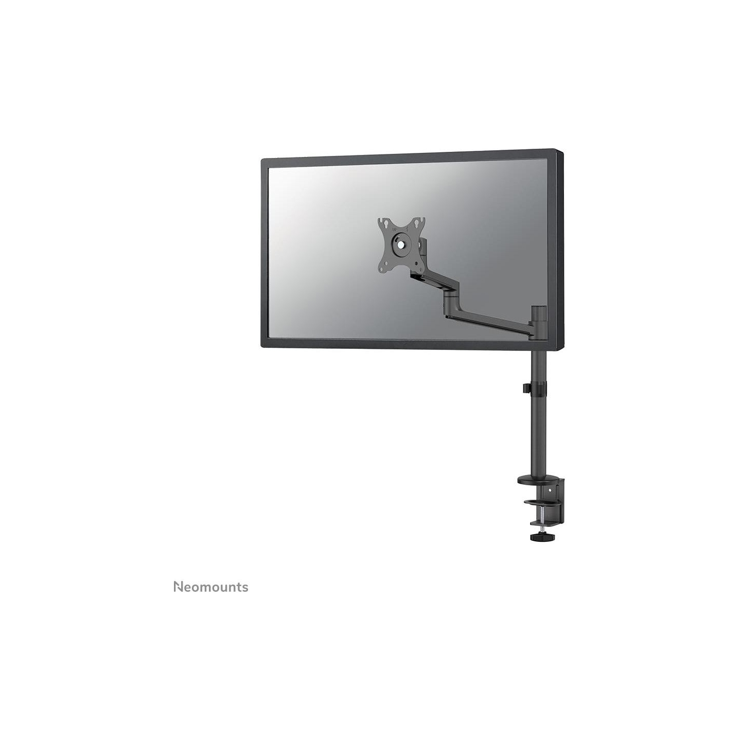 Neomounts SCREEN DESK MOUNT, BLACK (CLAMP+GROMMET)