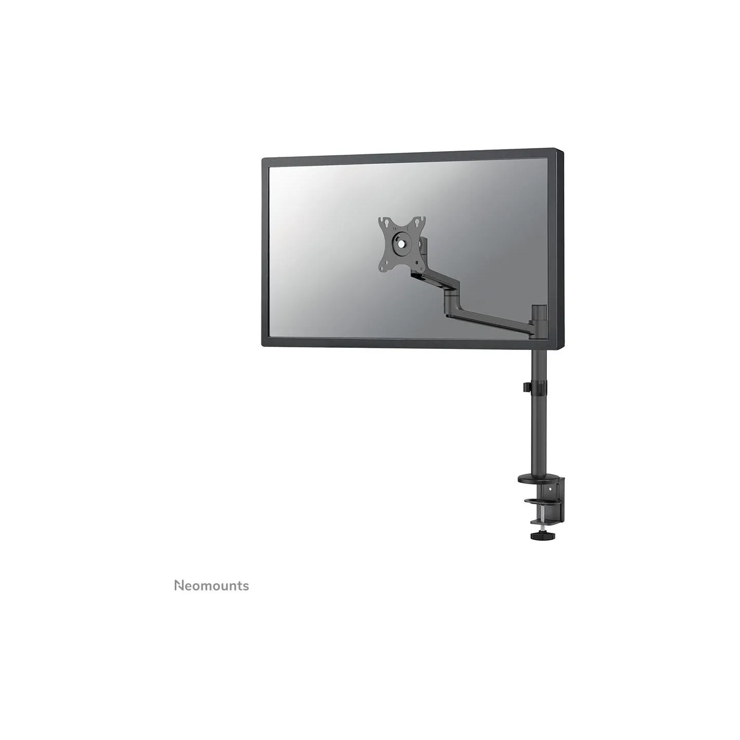 Neomounts SCREEN DESK MOUNT, BLACK (CLAMP+GROMMET)