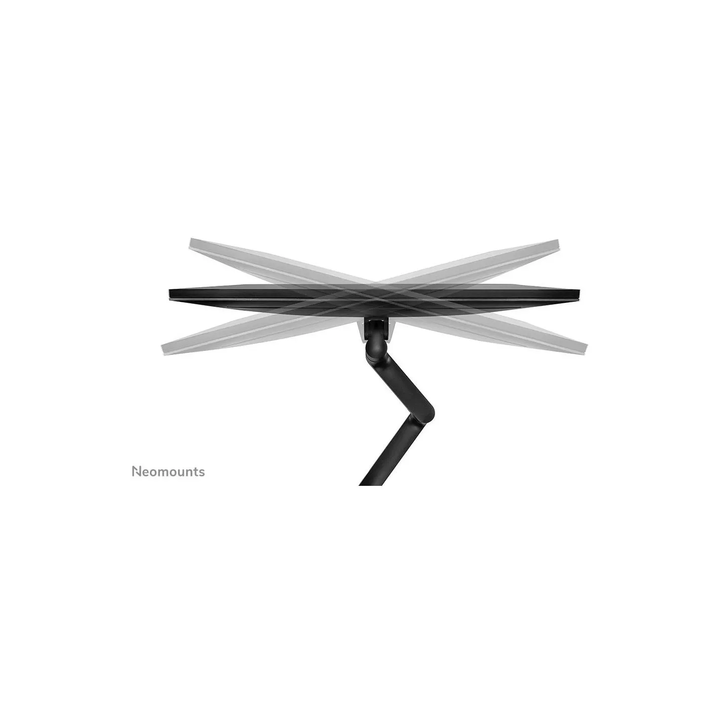 Neomounts SCREEN DESK MOUNT, BLACK (CLAMP+GROMMET)