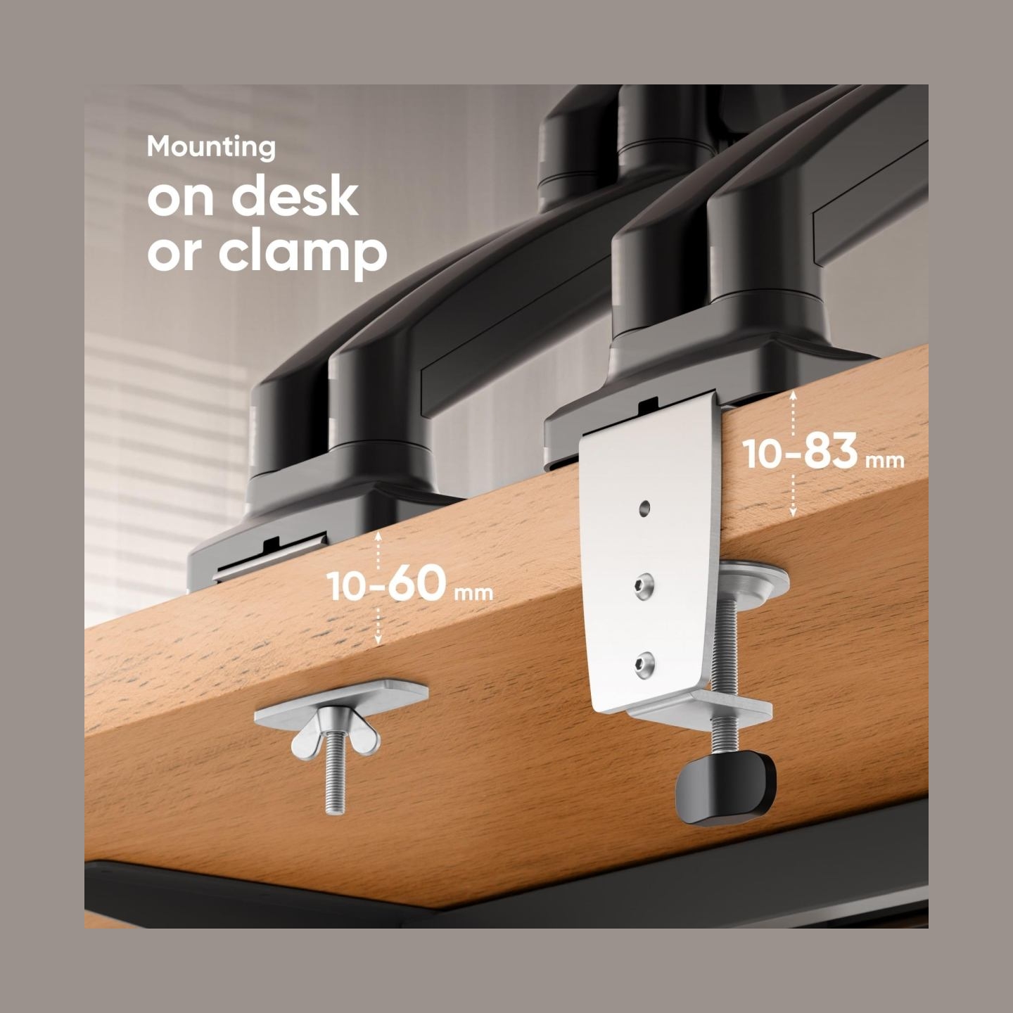 Onkron MONITOR ACC DESK MOUNT/13-32" BLACK G160-B ONKRON