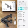 Onkron MONITOR ACC DESK MOUNT/13-32" BLACK G160-B ONKRON
