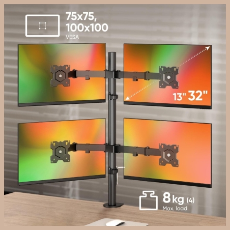 Onkron MONITOR ACC DESK MOUNT/13-32" BLACK D421E-B ONKRON