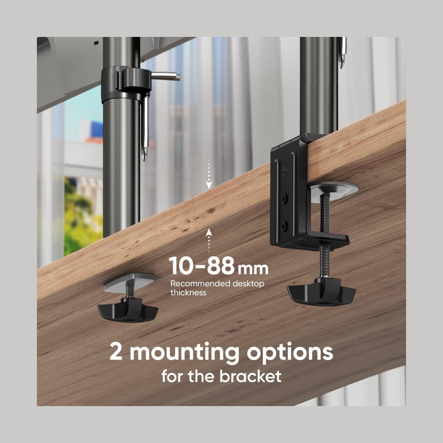 Onkron MONITOR ACC DESK MOUNT/13-32" BLACK D421E-B ONKRON