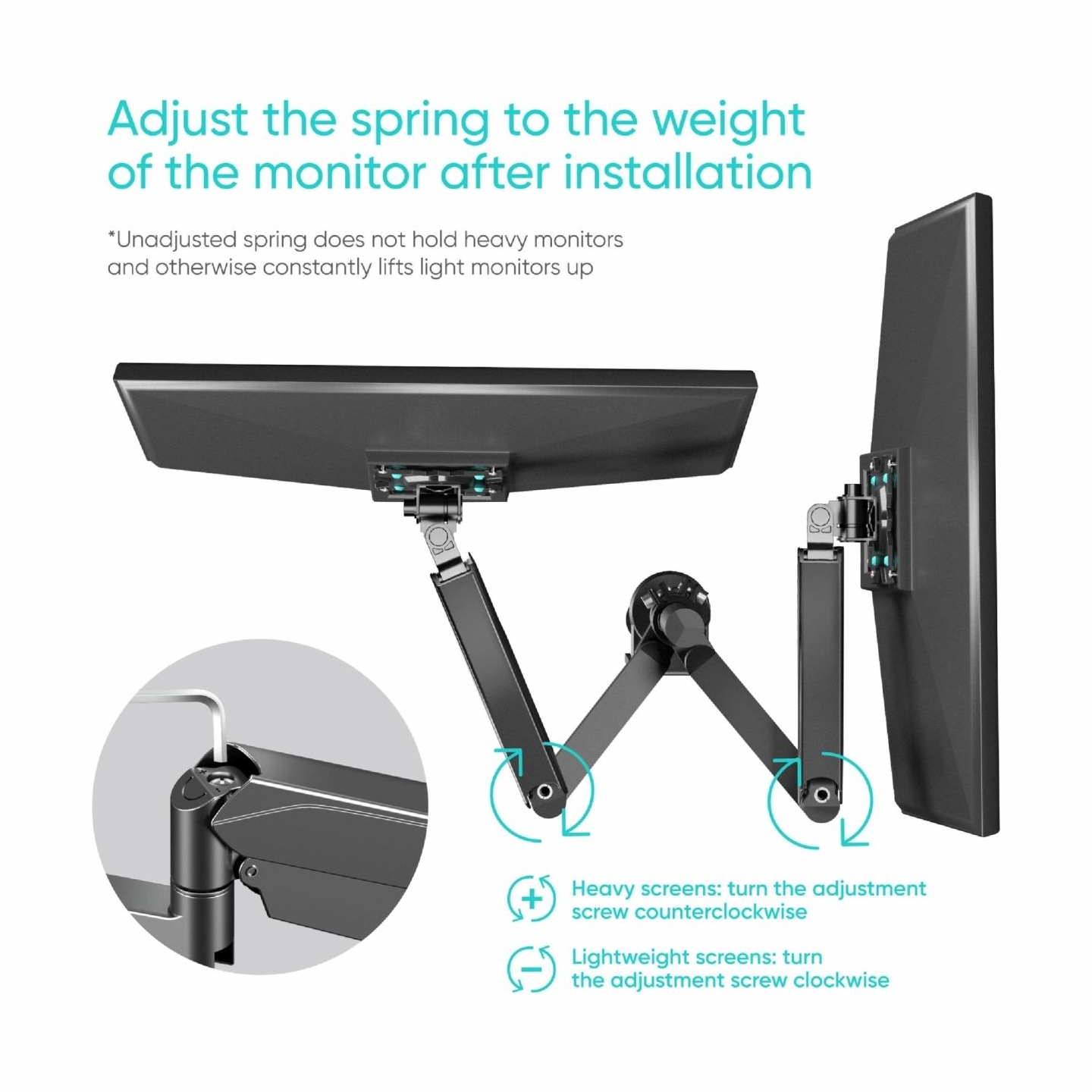Onkron MONITOR ACC DESK MOUNT/13-32" BLACK G140-B ONKRON
