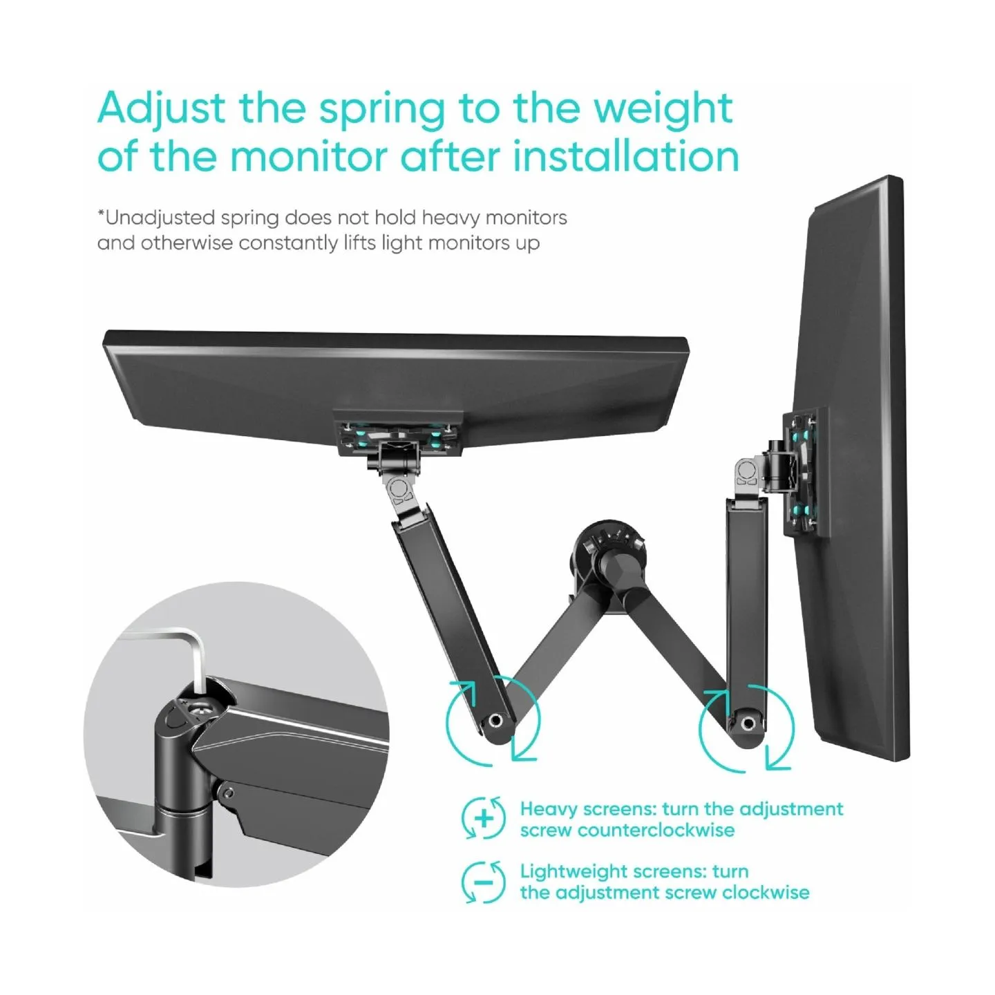 Onkron MONITOR ACC DESK MOUNT/13-32" BLACK G140-B ONKRON