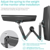 Onkron MONITOR ACC DESK MOUNT/13-32" BLACK G140-B ONKRON