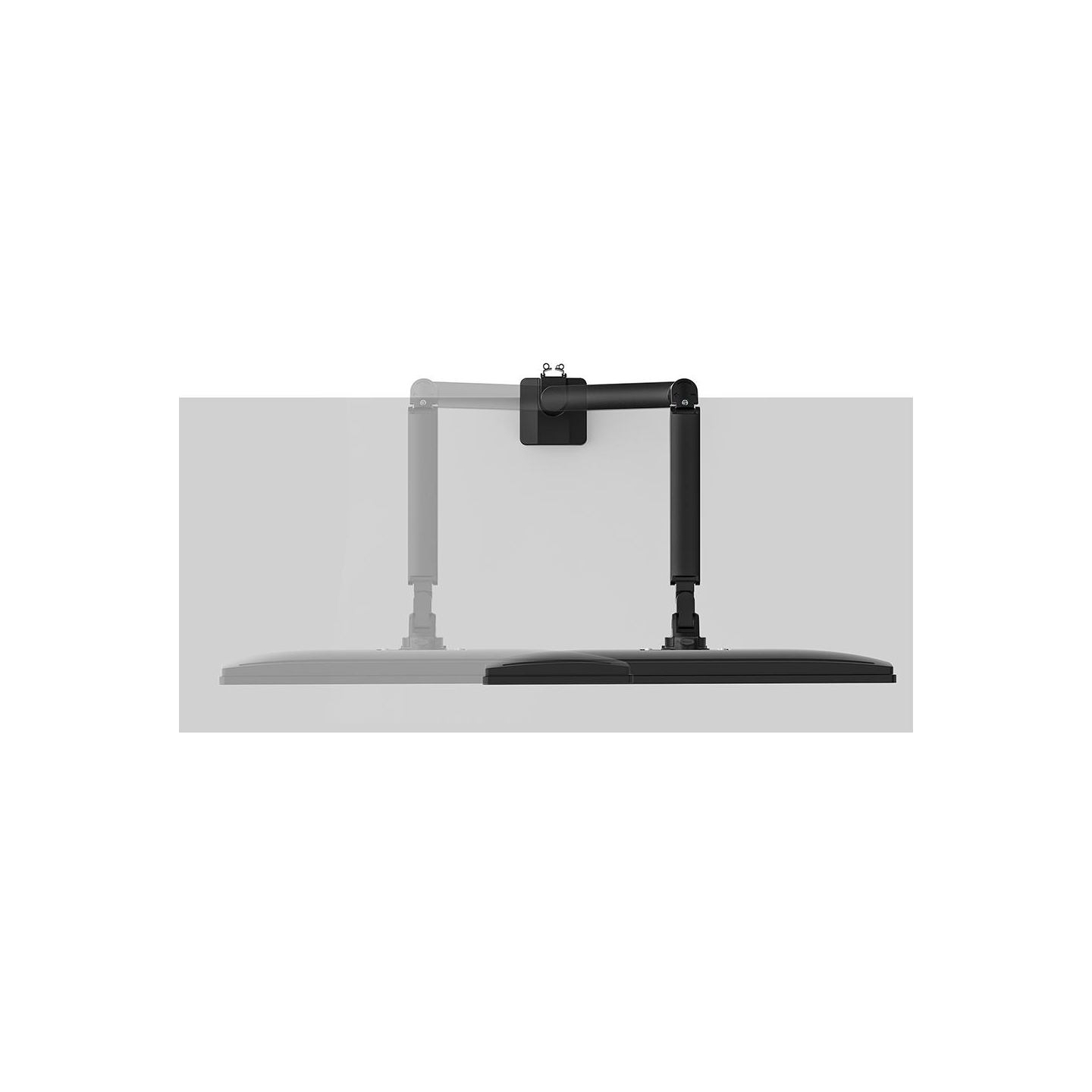 Neomounts DS70-250BL1 NEXT Slim Desk Mount 17-35 inch 9KG 75x75-100x100 PIVOT +90/-90 H:21.5-49.5