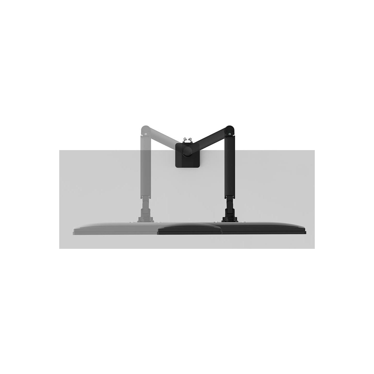 Neomounts DS70-250BL1 NEXT Slim Desk Mount 17-35 inch 9KG 75x75-100x100 PIVOT +90/-90 H:21.5-49.5