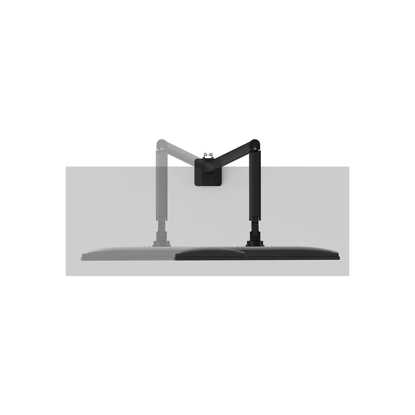 Neomounts DS70-250BL1 NEXT Slim Desk Mount 17-35 inch 9KG 75x75-100x100 PIVOT +90/-90 H:21.5-49.5