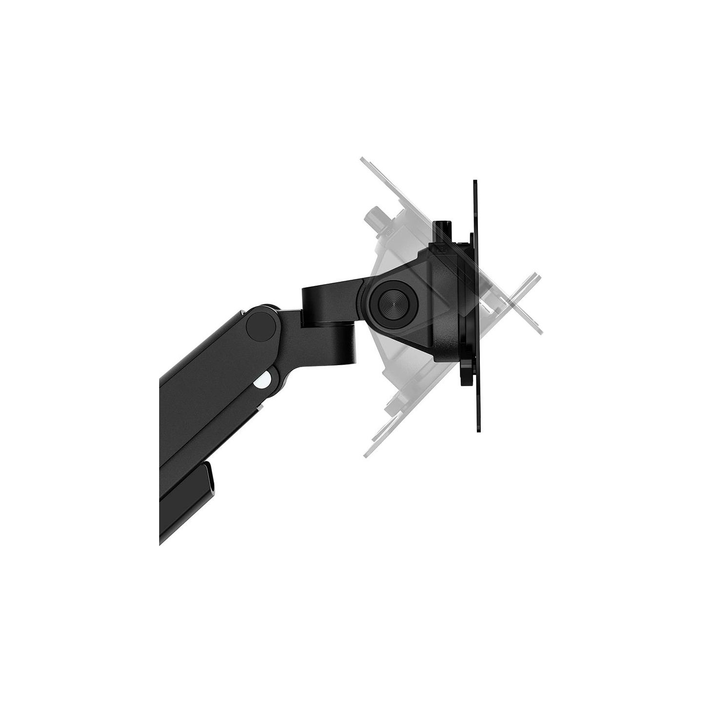 Neomounts DS70-250BL1 NEXT Slim Desk Mount 17-35 inch 9KG 75x75-100x100 PIVOT +90/-90 H:21.5-49.5