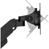 Neomounts DS70-250BL1 NEXT Slim Desk Mount 17-35 inch 9KG 75x75-100x100 PIVOT +90/-90 H:21.5-49.5