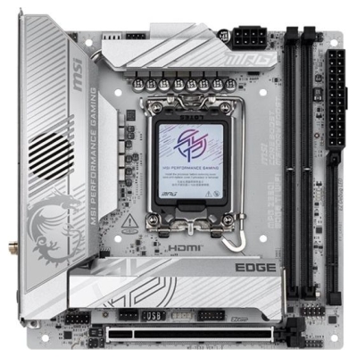 MSI MPG Z890I EDGE TI WIFI | Processor family Intel | Processor socket LGA1851 | Supported hard disk drive interfaces SATA, M.2 