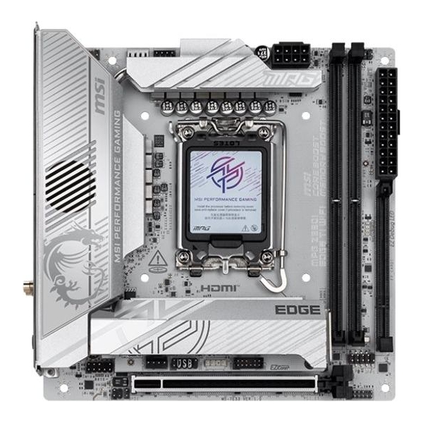 MSI MPG Z890I EDGE TI WIFI | Processor family Intel | Processor socket LGA1851 | Supported hard disk drive interfaces SATA, M.2 