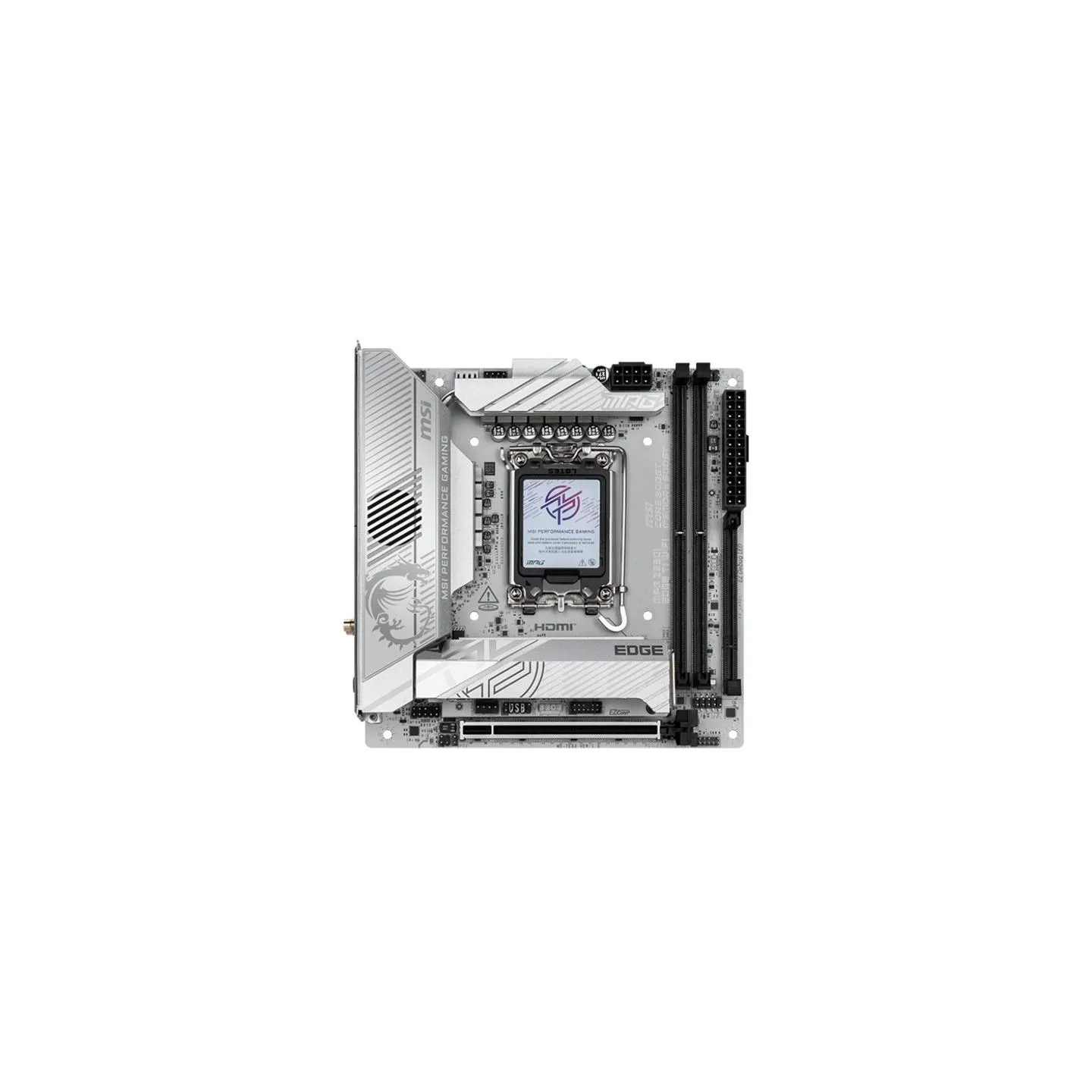 MSI MPG Z890I EDGE TI WIFI | Processor family Intel | Processor socket LGA1851 | Supported hard disk drive interfaces SATA, M.2 
