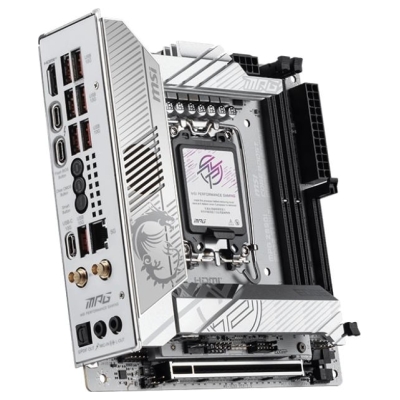 MSI MPG Z890I EDGE TI WIFI | Processor family Intel | Processor socket LGA1851 | Supported hard disk drive interfaces SATA, M.2 