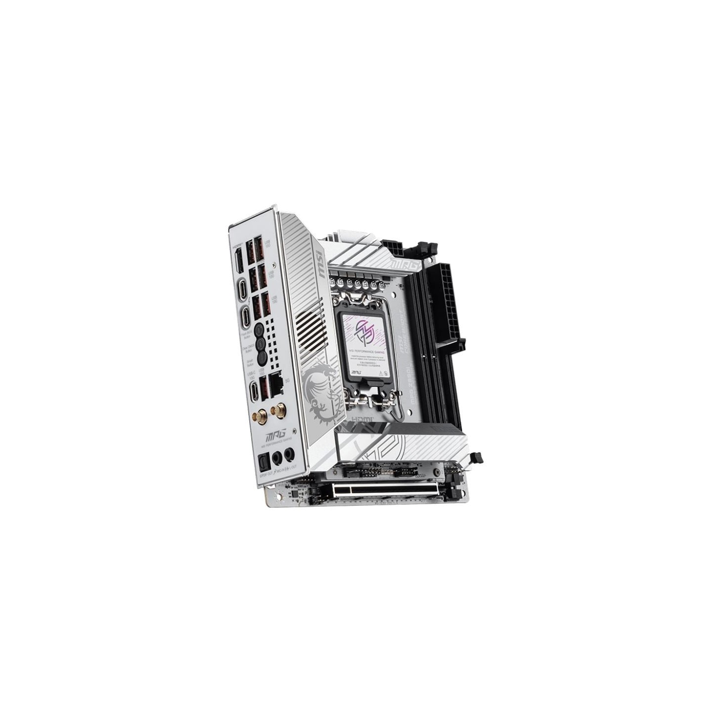 MSI MPG Z890I EDGE TI WIFI | Processor family Intel | Processor socket LGA1851 | Supported hard disk drive interfaces SATA, M.2 