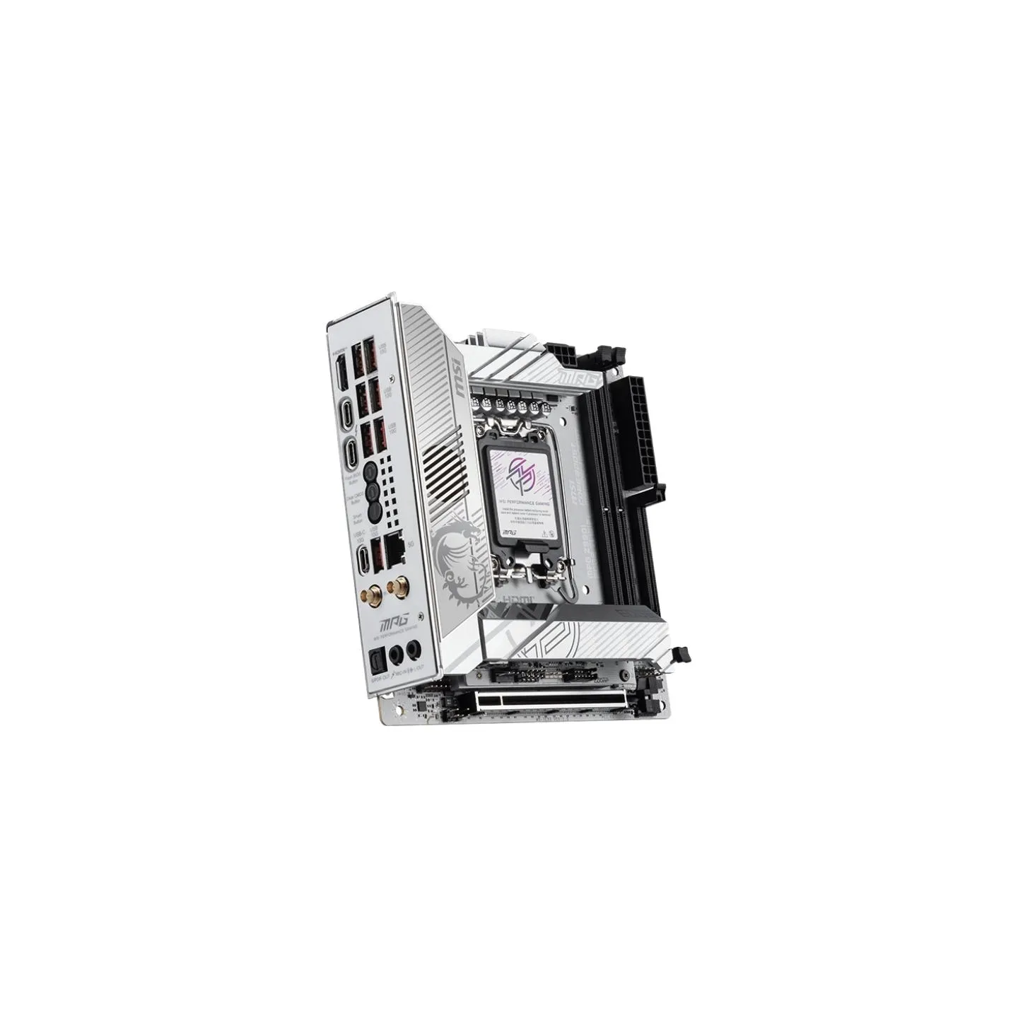 MSI MPG Z890I EDGE TI WIFI | Processor family Intel | Processor socket LGA1851 | Supported hard disk drive interfaces SATA, M.2 