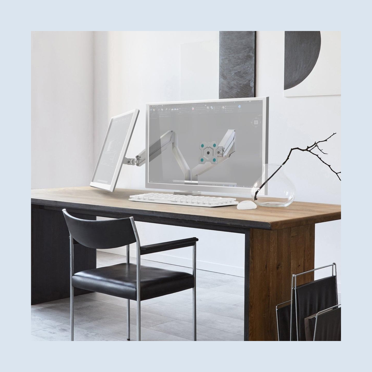 Onkron MONITOR ACC DESK MOUNT/13-32" WHITE G200-W ONKRON